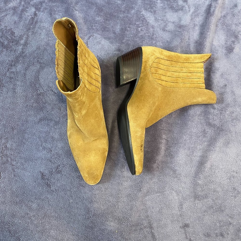 Zara Split Leather Ankle Boots